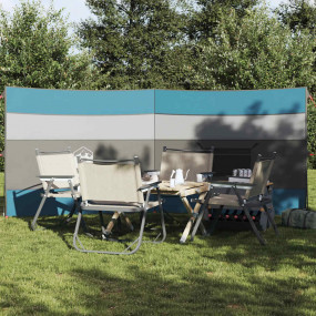 Camping Windbreak Blue 133.9x51.2" Waterproof