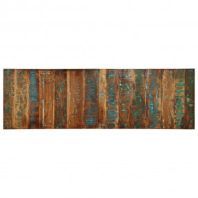 Headboard Multicolored 63.0 " Solid Wood Reclaimed