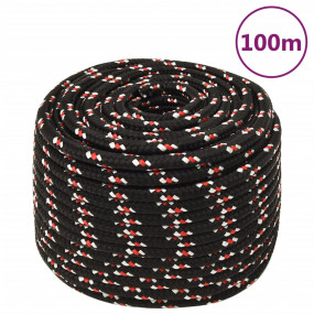 Boat Rope Black 0.47 " 328.1 ' Polypropylene