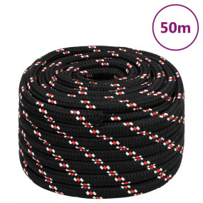 Boat Rope Black 0.79 " 164.0 ' Polypropylene