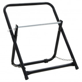 Hose Reel Cart 18.9 " 99.2 lb Black Powder-coated Steel