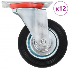 12 pcs Swivel Casters 3.94 " (3x143445)