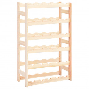 Wine Rack for 30 Bottles Pinewood