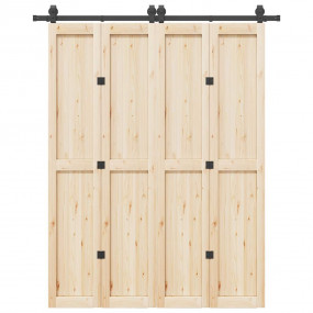 Sliding Door Hardware Kit 72.0 " Steel Black
