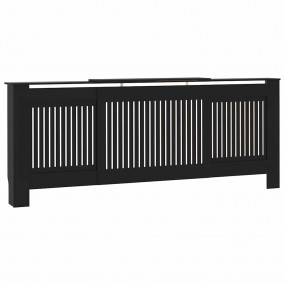 MDF Radiator Cover Black 80.7"