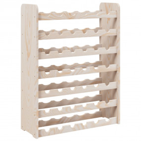 Wine Rack 26.6x9.8x34.3" Solid Wood Pine