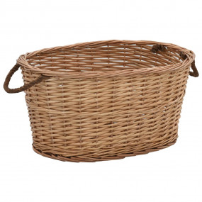 Firewood Basket with Carrying Handles 22.8"x16.5"x11.4"...