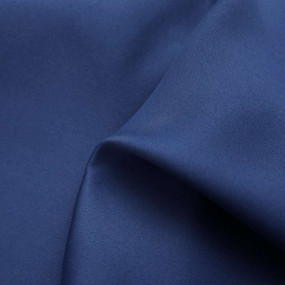 Blackout Curtains with Rings 2 pcs Navy Blue 37"x63" Fa...