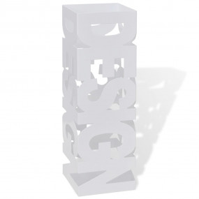 White Square Umbrella Stand Storage Holder Walking Stic...