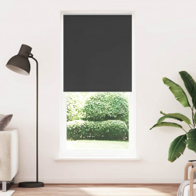 Roller blind Blackout 39.4"x90.6" Black