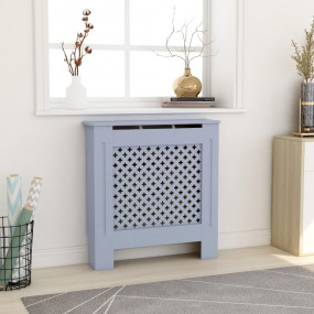 MDF Radiator Cover Gray 30.7"