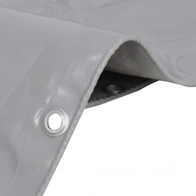 Tarpaulin 2.1 oz/ft 9.8'x9.8' Gray