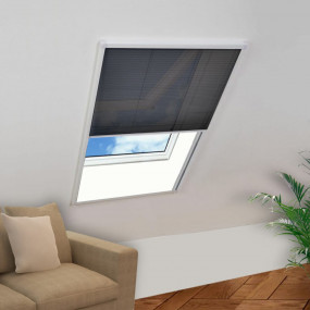 Plisse Insect Screen for Windows Aluminum 23.6"x31.5"