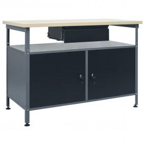 Workbench Black 47.2"x23.6"x33.5" Steel