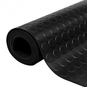 Rubber Floor Mat Anti-Slip with Dots 6.6'x3.3'