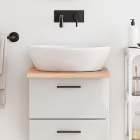 Bathroom Countertop Light Brown 15.7"x19.7"x0.8" Treate...