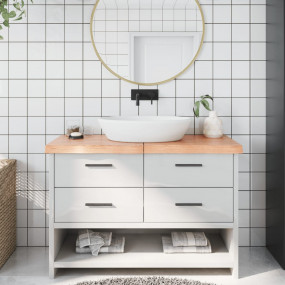 Bathroom Countertop Light Brown 47.2"x23.6"x(0.8"-2.4")...
