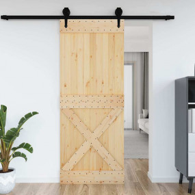 Door NARVIK 35.4"x82.7" Solid Wood Pine