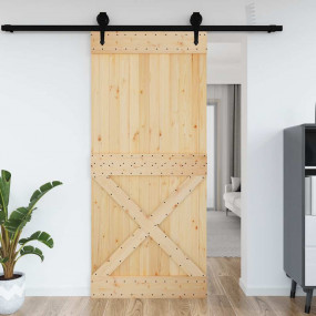 Door NARVIK 39.4"x82.7" Solid Wood Pine