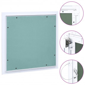 Access Panel with Aluminum Frame and Plasterboard 7.9"x...