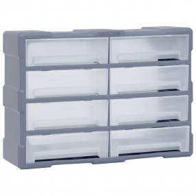 Multi-drawer Organizer with 8 Big Drawers 20.5"x6.3"x14...