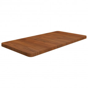 Bathroom Countertop Dark Brown 31.5"x15.7"x1" Treated S...
