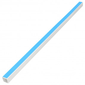 Cable Trunking Self-Adhesive 1"x0.6" 32.8' PVC