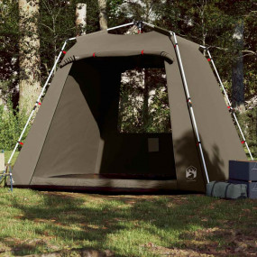 Imag:Fishing Tent 4-Person Olive Green Quick Release