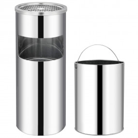 Ashtray Dustbin Hotel 7.9 gal Stainless Steel