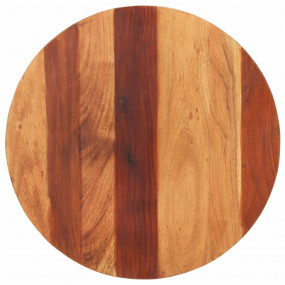 Table Top Solid Wood Acacia Round 0.98 - 1.06 " 23.6 "