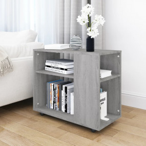 Side Table Grey Sonoma 27.6x13.8x21.7" Engineered Wood