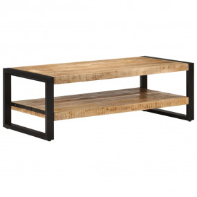 Coffee Table 47.2x21.7x15.7" Solid Wood Mango
