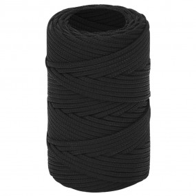 Boat Rope Full Black 0.08 " 820.2 ' Polypropylene