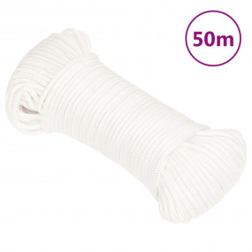 Boat Rope Full White 0.12 " 164.0 ' Polypropylene