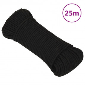 Work Rope Black 0.20 " 82.0 ' Polyester
