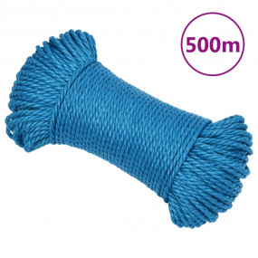 Work Rope Blue 0.12 " 1640.4 ' Polypropylene