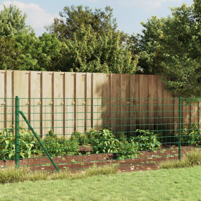 Wire Mesh Fence Green 2.6x82.0' Galvanized Steel