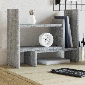 Desk Organizer Grey Sonoma 15.2x6.7x15.4" Engineered wo...