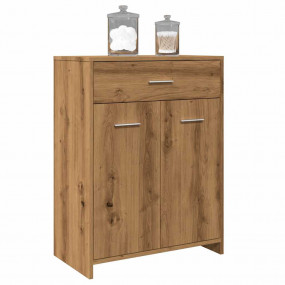 Bathroom Cabinet Artisan Oak 23.6x13.0x31.5" Engineered...