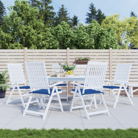 Patio Chair Cushions 6 pcs Royal Blue 19.7x19.7x1.2" Ox...