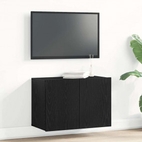 TV Cabinet Black Oak 23.6x11.8x16.1" Engineered Wood