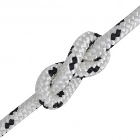 Braided Boat Rope Polyester 0.39 " 820.2 ' White