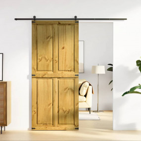 Barn Door CORONA 35.4x82.7" Solid Wood Pine
