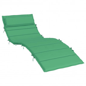 Sun Lounger Cushion Green 70.9x23.6x1.6" Oxford Fabric
