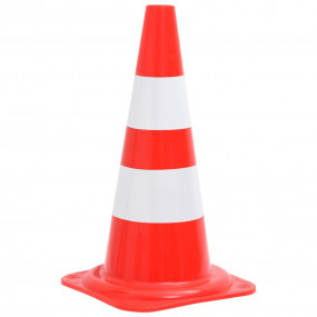 Reflective Traffic Cones 20 pcs Red and White 19.7 "
