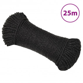 Work Rope Black 0.24 " 82.0 ' Polypropylene
