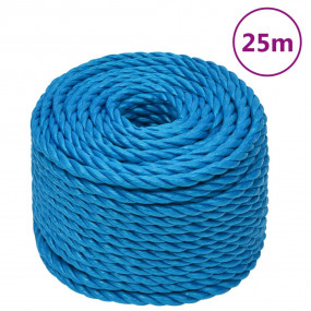 Work Rope Blue 0.55 " 82.0 ' Polypropylene