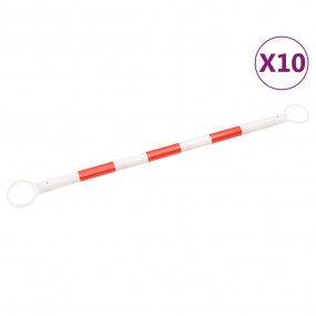 Retractable Traffic Cone Bars 10 pcs ABS 45.7 - 77.6 "
