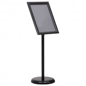 A3 Pedestal Poster Stand Black Aluminum Alloy