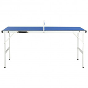 5 Feet Ping Pong Table with Net 59.8x29.9x26.0" Blue